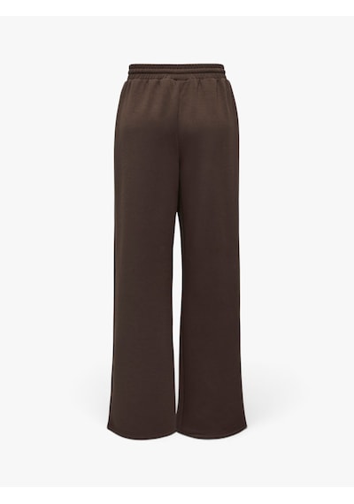 Only Onlscarlett Wıde Pant Swt Kadın Kahverengi Eşofman Altı - 15346400