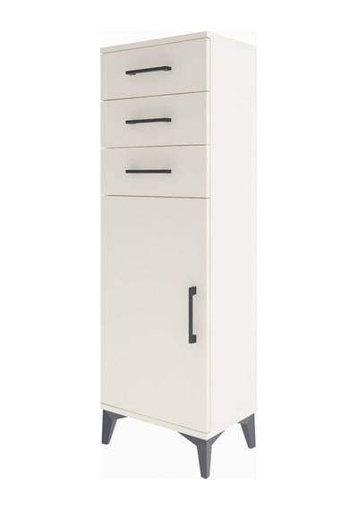 Arges Dolap 3 Çekmeceli Tek Kapaklı 44x30x134 Aytaşı-aytaşı Aytaşı