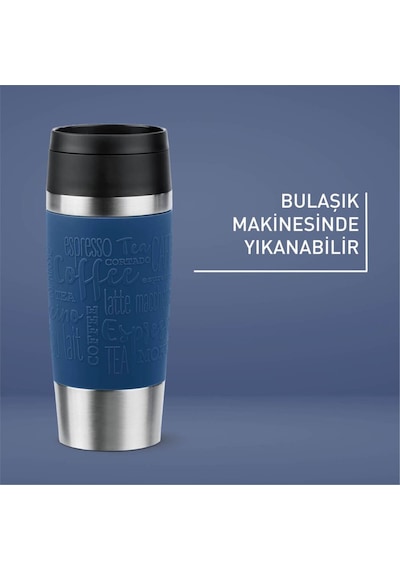 Travel Mug Termos Koyu Mavi - 0.36 L 004 Yeşil