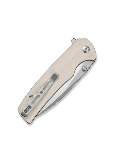 Sencut Sachse Ivory G10 Handle Satin Finished 9cr18mov Blade Çakı Beyaz