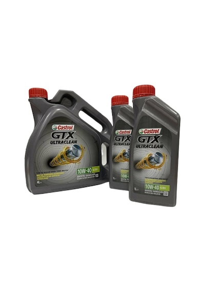 Castrol GTX 10W-40 A3/B4 Yarı Sentetik Motor Yağı 4 L + 1 L + 1 L