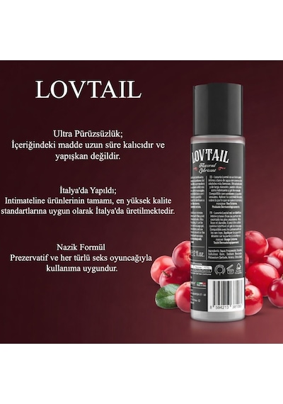 İntimateline Luxuria Lovtail Cosmopolitan Aromalı 60 Ml Kayganlaştırıcı Jel