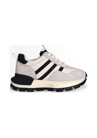 Lufian 122230053 Tatum Kadın Hakiki Deri Klasik Sneaker Beyaz Beyaz