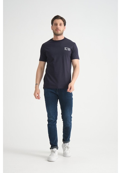 Shooter Sportwear Shooter Erkek Pamuklu T-shirt Premium Kalite Minimal Tasarım Regular Kalıp Lacivert Shooter Sportwear Shooter Erkek Pamuklu T-shirt Premium Kalite Minimal Tasarım Regular Kalıp Lacivert