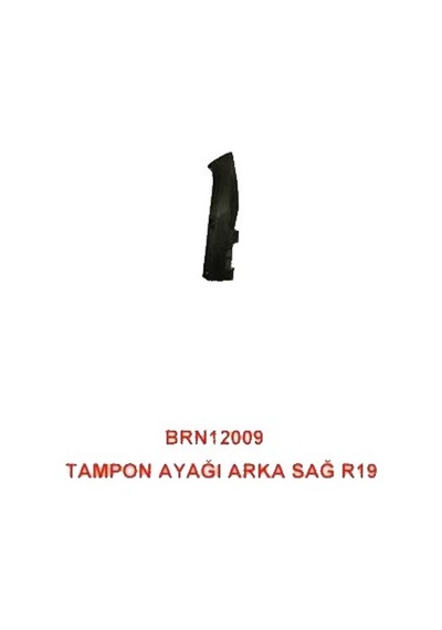 Baran 009 Tampon Ayağı Arka Sağ R19 7702253269