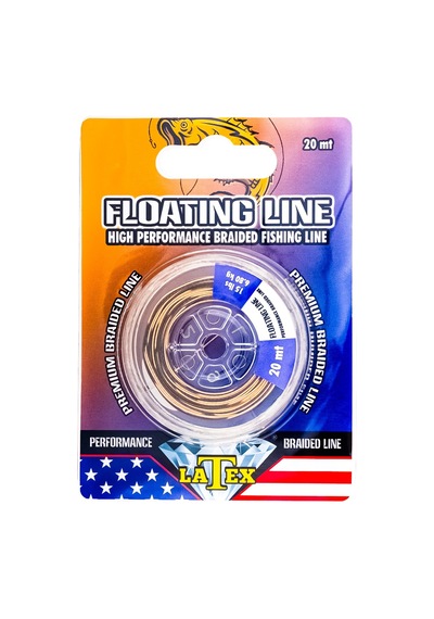 Latex Floating Line Kahverengi Misina 35 Lbs