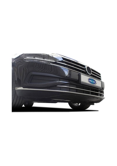 Omsa Vw Passat B8.5 Krom Ön Tampon Alt Çıtası 3 Parça 2019 Ve Sonrası