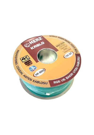 Rg6u6 Anten Kablosu 100 Mt. Yeşil