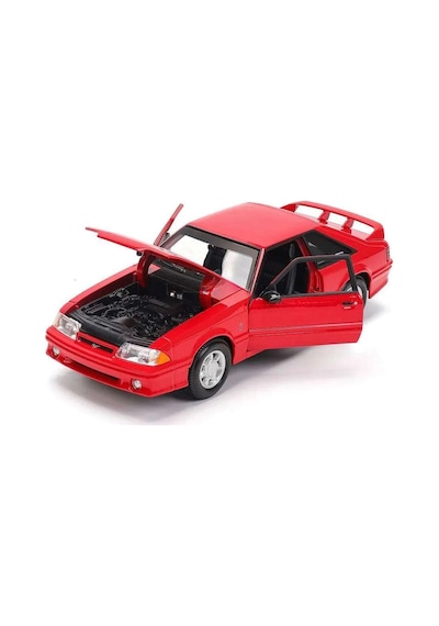 Maisto Lisanslı 1993 Ford Mustang Svt Cobra 1:24 Kapıları Ve Kaputu Açılan Metal Model Araba