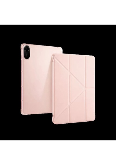 Xiaomi Redmi Pad 2 Kalemlikli Mars Tablet Kılıfı - Rose Gold Klasik