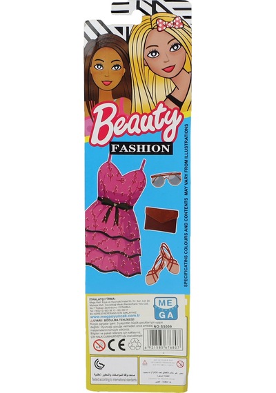 Pembe Saçlı Beauty Bebek 30 Cm