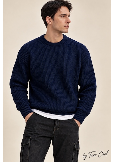 Cool Tarz Erkek Mat Lacivert Regular Fit Bisiklet Yaka Örgülü Triko Mat Lacivert Mat Lacivert Cool Tarz Erkek Mat Lacivert Regular Fit Bisiklet Yaka Örgülü Triko Mat Lacivert Mat Lacivert