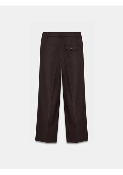 Dilvin 72658 Orta Bel Kumaş Pantolon-kahve