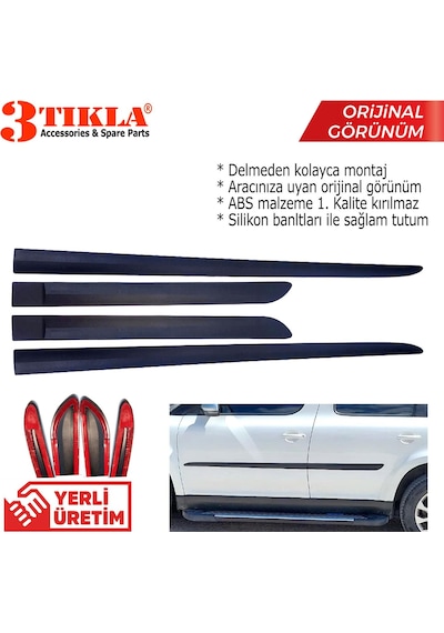 Ford B-max Kırılmaz Abs Yan Kapı Koruma Çıtası Siyah 1. Kalite Yerli