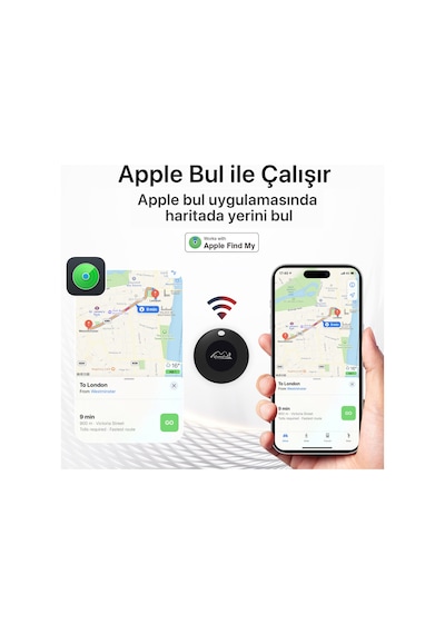 Lifemate Lifetag Apple Uyumlu Mfi Lisanslı Akıllı Takip Cihazı Sadece Ile