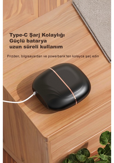 Negatif İyon Mini Kablosuz Taşınabilir Seramik Kaplama Düzleştirici Tarak