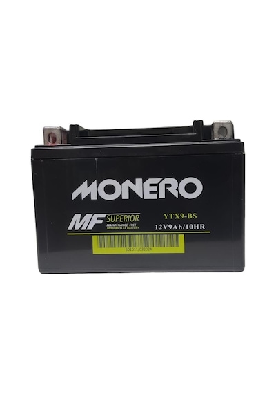 9ah 12v Monero Alçak Motosiklet Aküsü