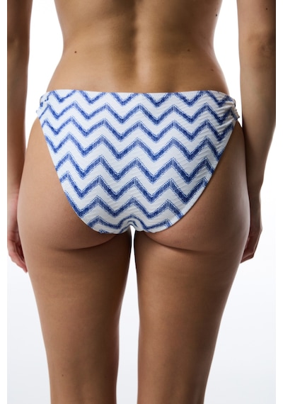 Penti Bianna Navy Side Zigzag Desenli Hipkini Bikini Altı