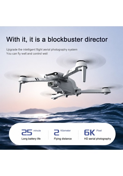 Özel Seri Elektronik Araç Video 4drc F10 Çift Akıllı Konumlandırma Drone 6k