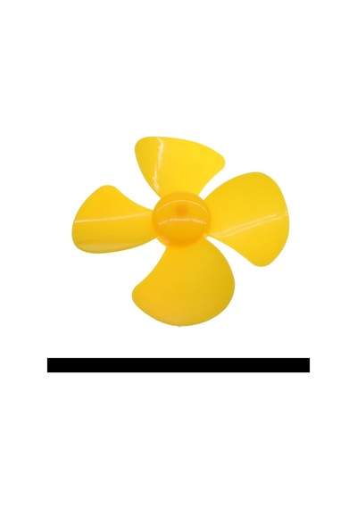 Plastik Pervane 100 MM Sarı
