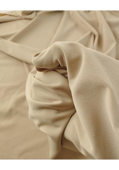 Bej Renkte Jarse Krep Arası Kumaş 150x250cm-11412