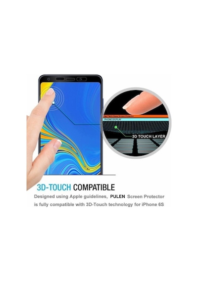 Samsung Uyumlu Galaxy A9 2018 5D Tam Kaplayan Ekran Koruyucu Cam (387605905)