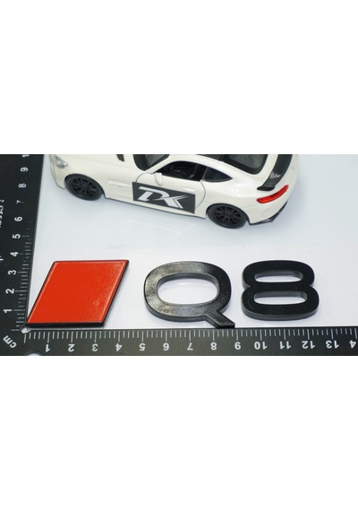 Dk Tuning Q8 E-tron Bagaj Siyah 3m Yazı Logo Audi İle Uyumlu
