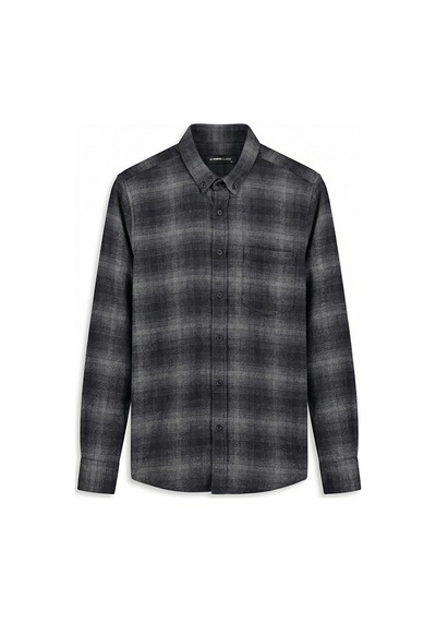 Lcwaıkıkı Classic Mavi Regular Fit Yün Karışımlı Erkek Gömlek