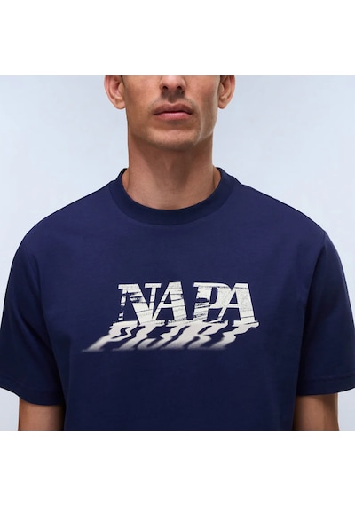 Napapijri S-lodestar Erkek Lacivert T-shirt Np0a4fgyb2q1