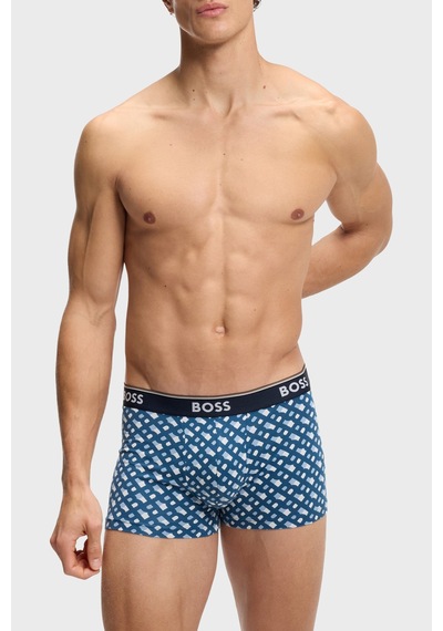 Boss Erkek Boxer 50554443 462 Lacivert Siyah Mavi