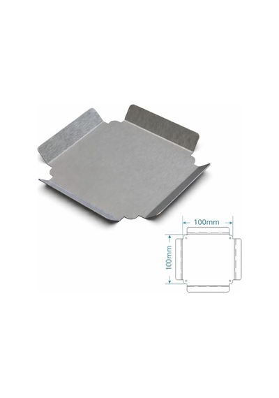 Tr Paslanmaz Çelik Sunum Tepsisi 10x10 Cm - 304 Kalite Genel