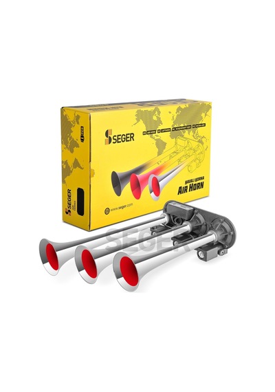Seger 82eh Dalidali Arap Havalı Korna 12volt Krom Melodili Hızlı Yavaş Opsiyon Saydırmalı