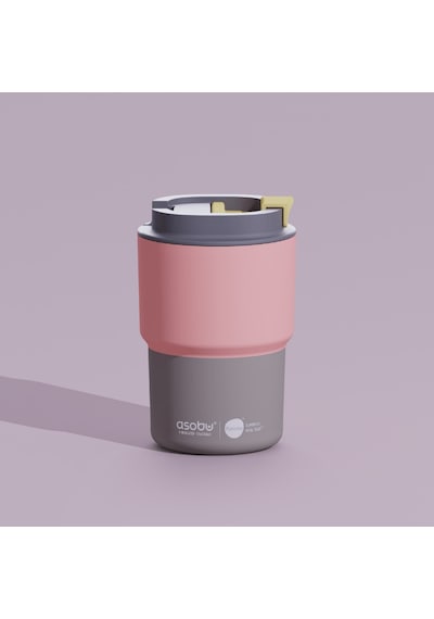 Asobu Coffee Express Tumbler - Pastel Peach Çok Renkli
