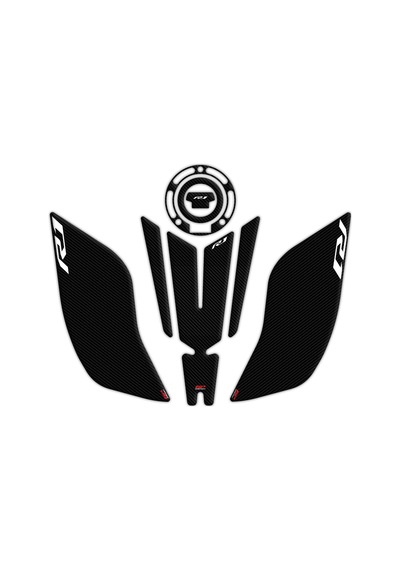 GP Kompozit Yamaha R1 2015-2023 Uyumlu Tank Pad Seti Karbon