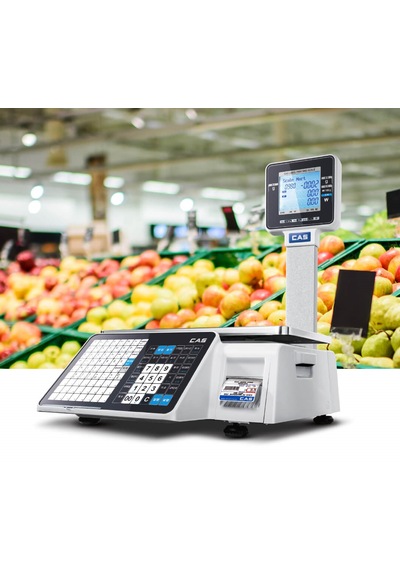 Cas Cl3000 Barkodlu 30 Kg Onaylı Elektronik Market Terazisi