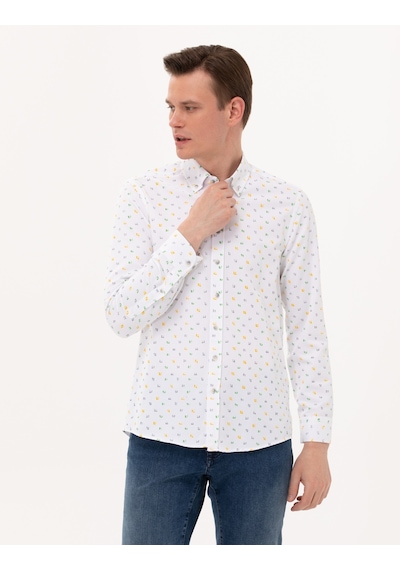 Pierre Cardin Erkek Açık Yeşil Desenli Gömlek 50265077-vr092 Açık Yeşil Pierre Cardin Erkek Açık Yeşil Desenli Gömlek 50265077-vr092 Açık Yeşil