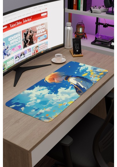 Hunter Hunter Anime V4 - 70x30 Xl Gaming Kauçuk Kaymaz Taban Mouse Pad Fare Altlığı