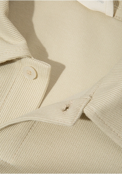 Mavi - Polo Yaka Bej Sweatshirt 0s10576-70325 Bej