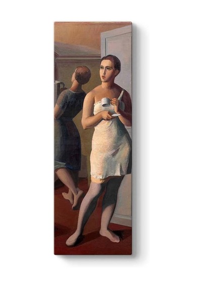 Mario Tozzi - Le Petit Dejeuner Tablosu 50 X 150