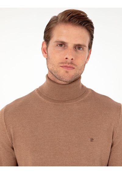 Pierre Cardin Erkek Camel Melanj Kazak/Triko 50296602-vr122 Camel Melanj