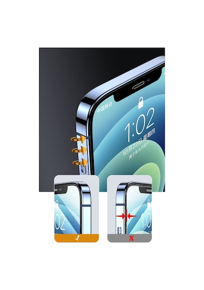 Apple Uyumlu   iPhone 13 Mini Ekran Koruyucu Mat Seramik Nano Ekran Koruyucu