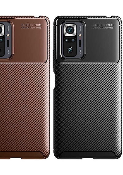 Xiaomi Redmi Note 10 Pro Kılıf Zore Negro Silikon Kapak Siyah
