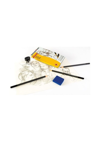 Eberhard Faber Artist Color Karakalem Eskiz Çizim Kalemi 12Li Set