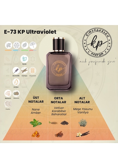 KP E-73 Erkek Parfüm EDP 50 ML