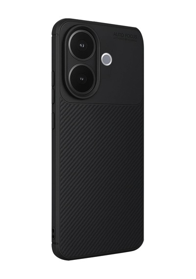 Cosmotex Newface Vivo V60 Lite Auto Focus Karbon Kapak - Siyah