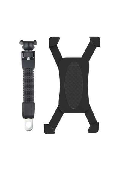 Pro 360 Rotasyon Motosiklet Telefon Tutucu, Bisiklet Telefon Tutacağı, Evrensel Tasarım 4-7.0 İnç Telefonlar , Ay