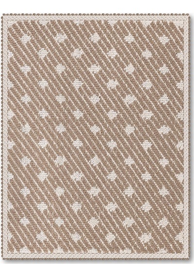 Freya Doğal Pamuklu 2'li Banyo Paspas Seti 60x100+50x60 Cm - Bej