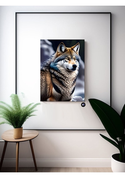 Kuzey Kutup Kurdu Iskandinav Tarzı Poster