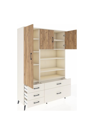 Hyperion Dolap 9 Raflı 5 Çekmeceli 3 Kapaklı 132x44x195 Aytaşı-çam/aytaşı Atlas Çam/aytası Hyperion Dolap 9 Raflı 5 Çekmeceli 3 Kapaklı 132x44x195 Aytaşı-çam/aytaşı Atlas Çam/aytası