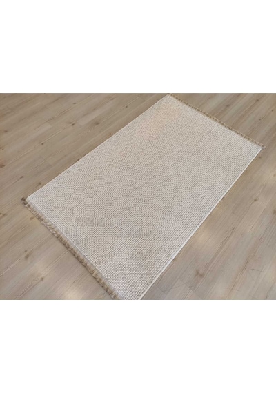 Zen Serisi Naturel Bukleli Yumuşak Hav Toz Vermez Modern Desenli Dokuma Salon Halı Renkli